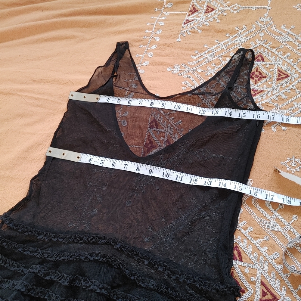 Club Monaco Black Tulle Dress Size 2 - Picture 13 of 14